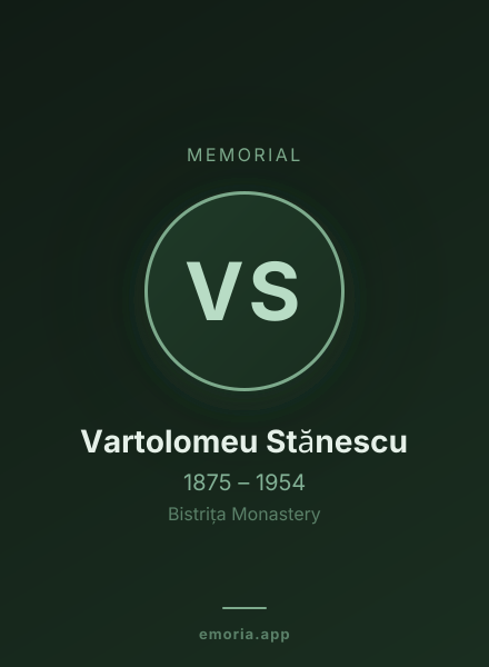 Memorial portrait of Vartolomeu Stănescu