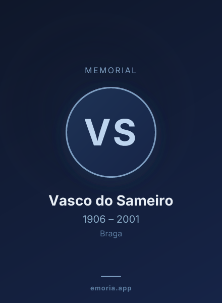 Memorial portrait of Vasco do Sameiro