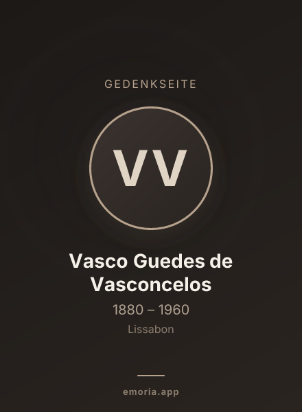 Gedenkportrait von Vasco Guedes de Vasconcelos