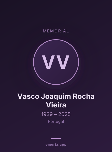 Memorial portrait of Vasco Joaquim Rocha Vieira