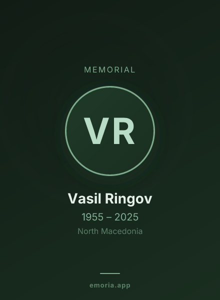 Memorial portrait of Vasil Ringov