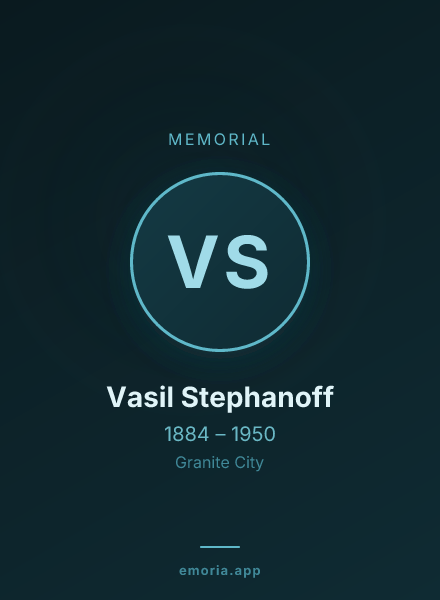 Memorial portrait of Vasil Stephanoff