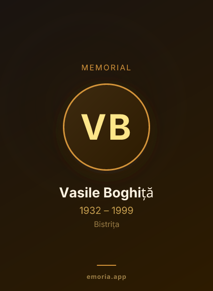Memorial portrait of Vasile Boghiță
