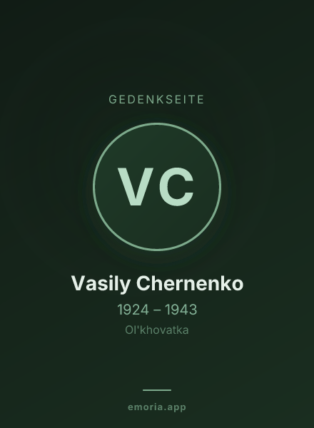 Gedenkportrait von Vasily Chernenko