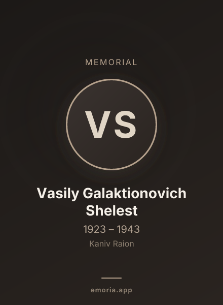 Memorial portrait of Vasily Galaktionovich Shelest