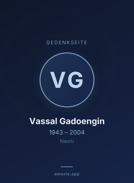 Gedenkportrait von Vassal Gadoengin