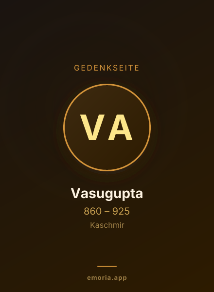 Gedenkportrait von Vasugupta