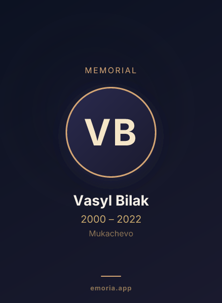 Memorial portrait of Vasyl Bilak