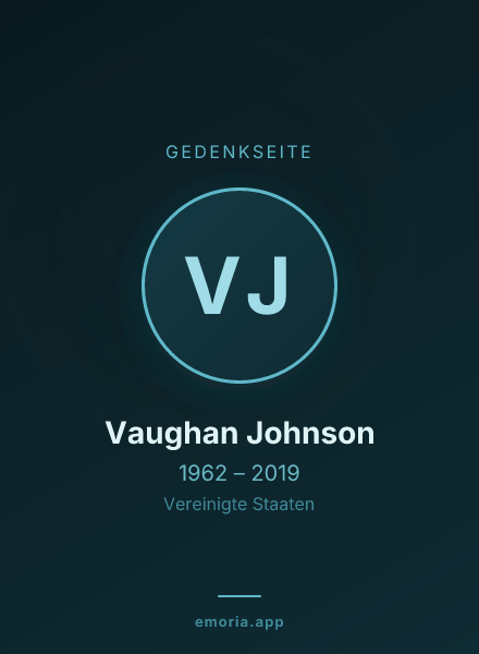Gedenkportrait von Vaughan Johnson
