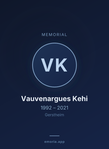 Memorial portrait of Vauvenargues Kehi