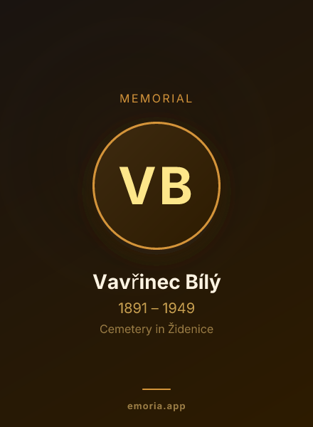 Memorial portrait of Vavřinec Bílý