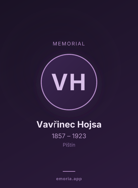 Memorial portrait of Vavřinec Hojsa