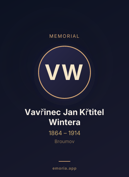 Memorial portrait of Vavřinec Jan Křtitel Wintera