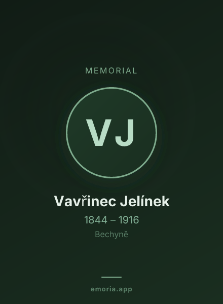 Memorial portrait of Vavřinec Jelínek