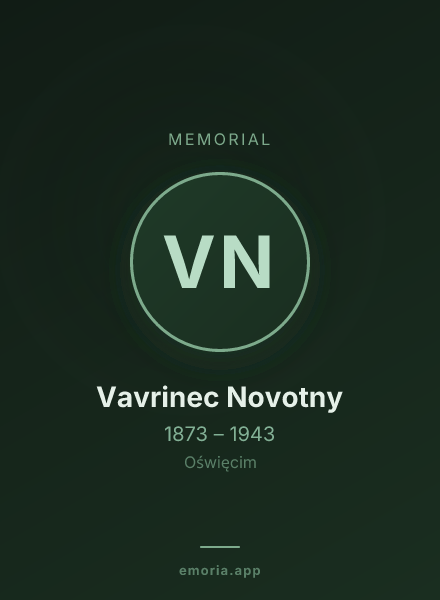 Memorial portrait of Vavrinec Novotny