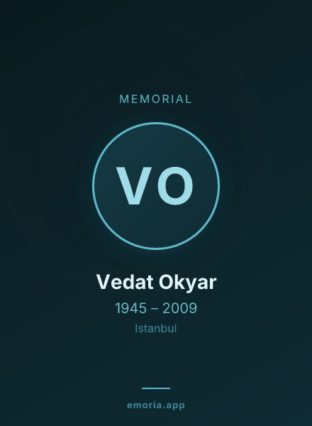 Memorial portrait of Vedat Okyar