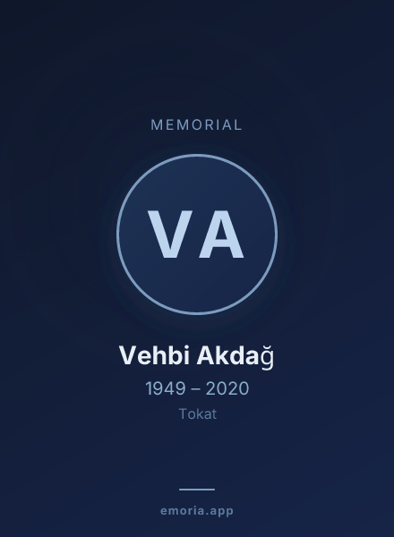 Memorial portrait of Vehbi Akdağ