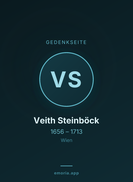 Gedenkportrait von Veith Steinböck
