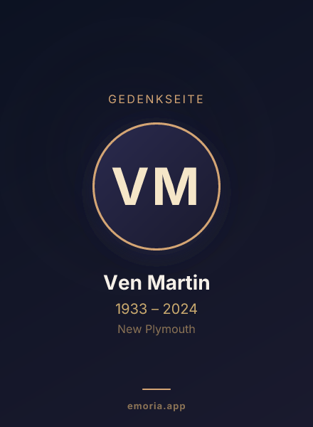 Gedenkportrait von Ven Martin