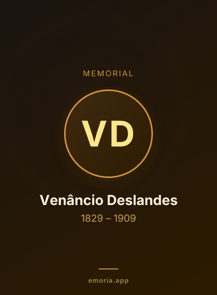 Memorial portrait of Venâncio Deslandes