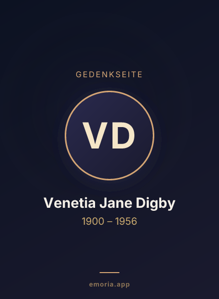 Gedenkportrait von Venetia Jane Digby