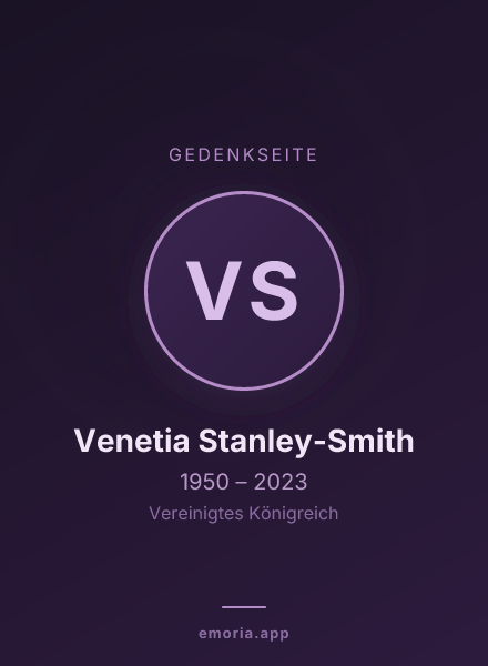 Gedenkportrait von Venetia Stanley-Smith