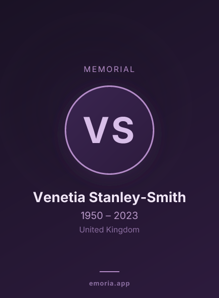Memorial portrait of Venetia Stanley-Smith