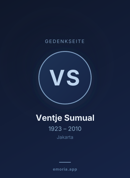 Gedenkportrait von Ventje Sumual