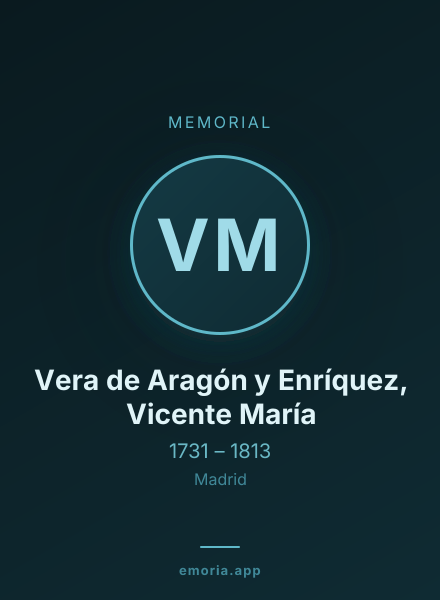 Memorial portrait of Vera de Aragón y Enríquez, Vicente María