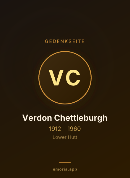 Gedenkportrait von Verdon Chettleburgh