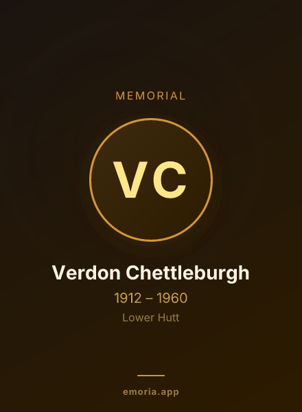 Memorial portrait of Verdon Chettleburgh
