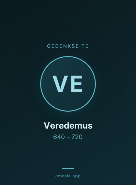 Gedenkportrait von Veredemus