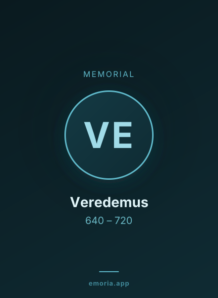 Memorial portrait of Veredemus