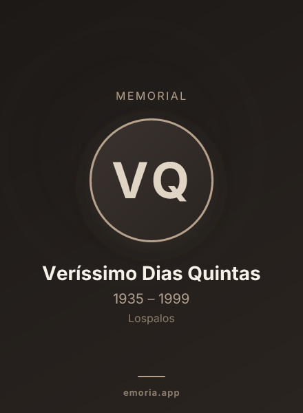 Memorial portrait of Veríssimo Dias Quintas