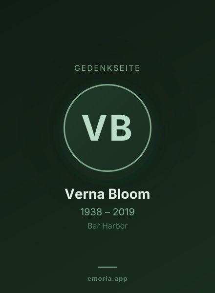 Gedenkportrait von Verna Bloom