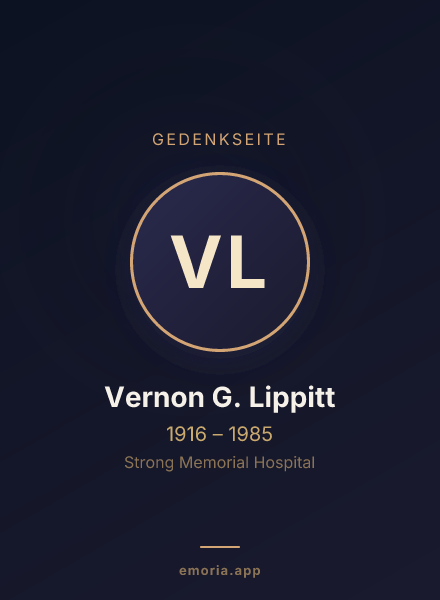 Gedenkportrait von Vernon G. Lippitt