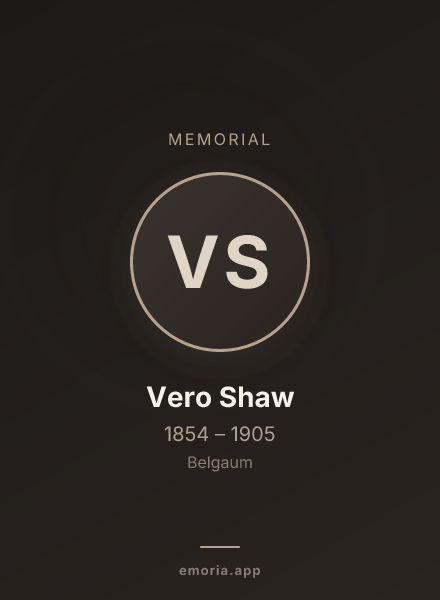Memorial portrait of Vero Shaw