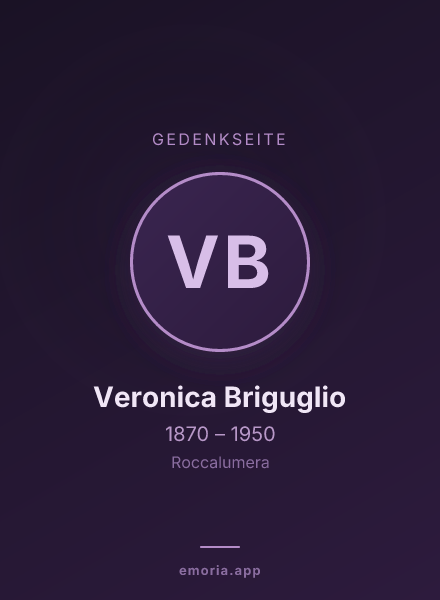 Gedenkportrait von Veronica Briguglio