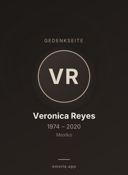 Gedenkportrait von Veronica Reyes