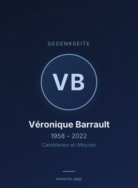 Gedenkportrait von Véronique Barrault
