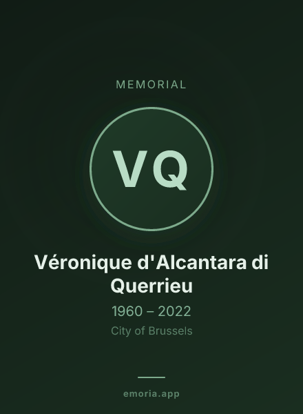 Memorial portrait of Véronique d'Alcantara di Querrieu