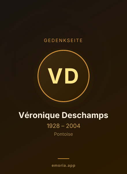 Gedenkportrait von Véronique Deschamps