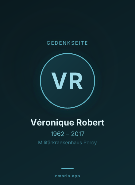 Gedenkportrait von Véronique Robert