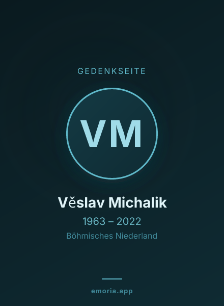 Gedenkportrait von Věslav Michalik
