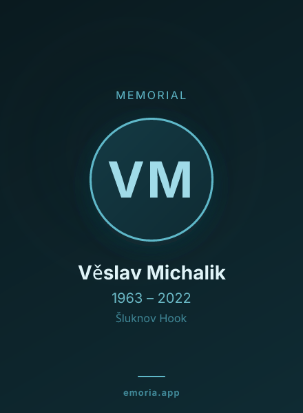 Memorial portrait of Věslav Michalik