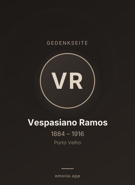 Gedenkportrait von Vespasiano Ramos