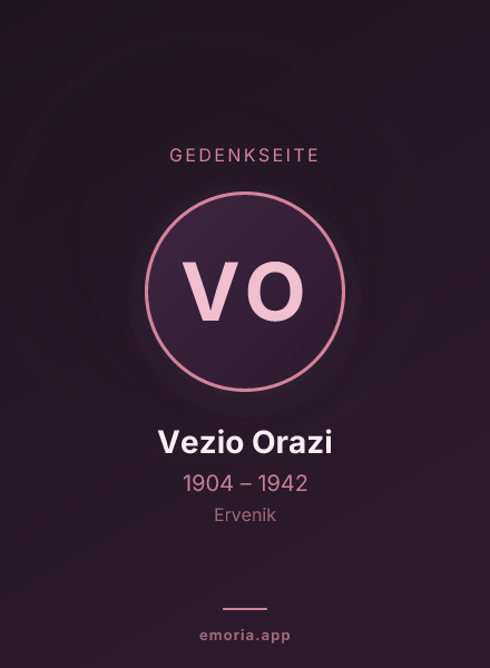 Gedenkportrait von Vezio Orazi