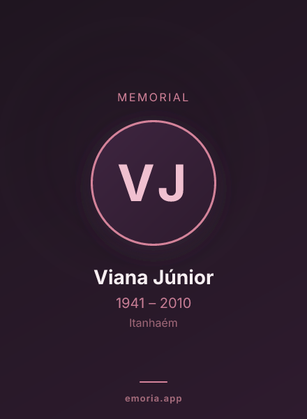 Memorial portrait of Viana Júnior
