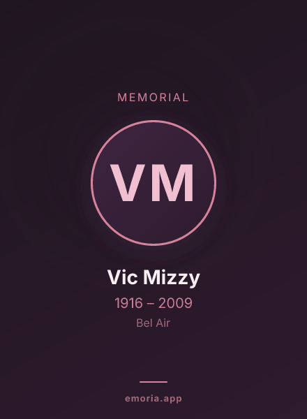 Memorial portrait of Vic Mizzy
