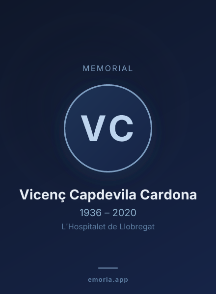 Memorial portrait of Vicenç Capdevila Cardona